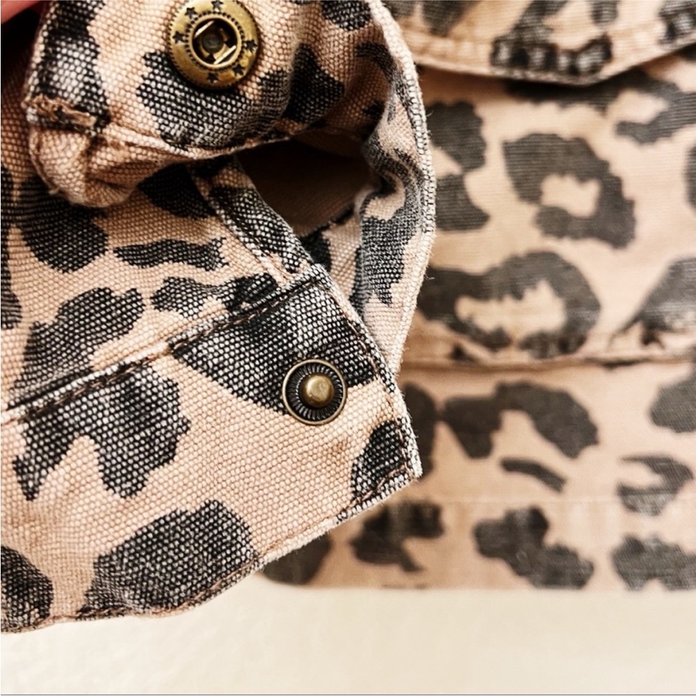 Ellison Leopard Printed Utility Jacket - image 3